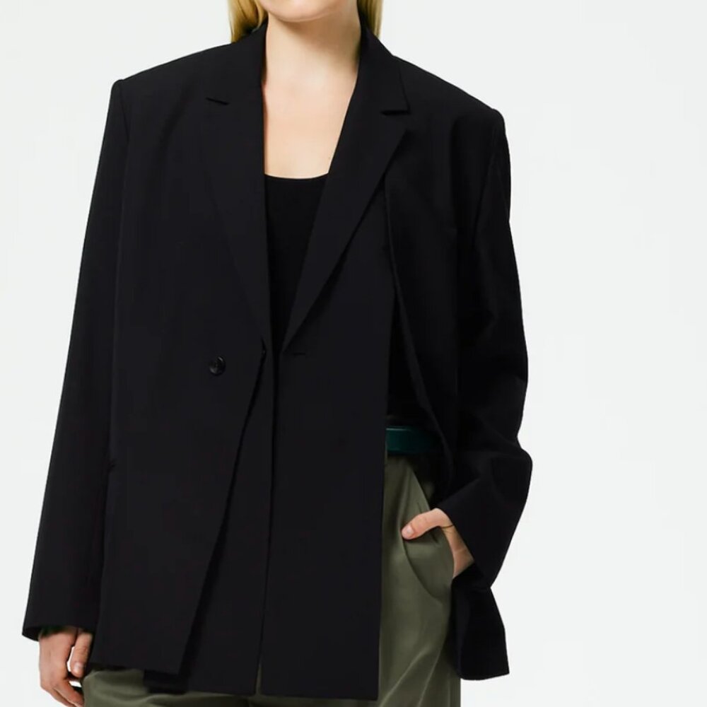 [NWT] TIBI: Refined Wool Tricotine Suiting Blazer - Size 8